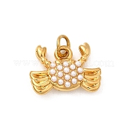 Подвески из искусственного жемчуга ABS из нержавеющей стали 304 STAS-B097-07G-05