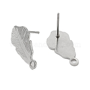 Серьги-гвоздики из нержавеющей стали 201 STAS-B035-04P