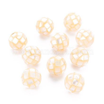 Бусины из cмолы SSHEL-T014-38-12mm-05-1