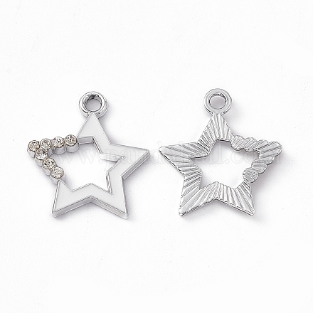 Подвески из сплава и страза PALLOY-P287-09P-01-1