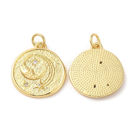 Латунные микро проложить кубического циркония подвески KK-M246-28G-1