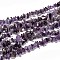 Natural Amethyst Beads Strands, Chips, 5~9x5~9mm, Hole: 1mm, about 31 inch(80cm)