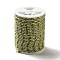 4-Ply Polycotton Cord Metallic Cord, Handmade Macrame Cotton Rope, for String Wall Hangings Plant Hanger, DIY Craft String Knitting, Olive Drab, 1.5mm, about 4.3 yards(4m)/roll