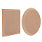 OLYCRAFT 2Pcs 2 Style Dish Plate Slump Mold 7.9x7.9 Inch Ceramic Clay Drying Board Flat Round & Square Pottery Molds for Clay Ceramics Plate Forming Molds for Clay Ceramics Making Handbuliding Plates