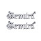 Non-Tarnish 304 Stainless Steel Connector Charms, Word, Gemini, 10x32x1mm, Hole: 0.8mm