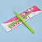 Stainless Steel Tweezers, Bend Head, Lawn Green, 11.6x1cm