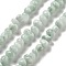 Natural Glass Beads Strands, Nuggets, Tumbled Stone, 2.5~6x5.5~7x5~7.5mm, Hole: 1mm, about 77pcs/strand, 15.59''(39.6cm)