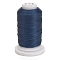 Waxed Polyester Cord, Flat, Marine Blue, 1mm, about 76.55 yards(70m)/roll