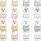 40 Sets 4 Colors 304 Stainless Steel Box Clasps, Multi-Strand Clasps, 2-Strands, 4-Holes, Rectangle with Flower, Mixed Color, 15x10x3mm, Hole: 1mm, 10sets/color