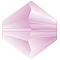 Preciosa® Crystal Beads, Czech Crystal, Bicone(451 69 302 Rondelle), 20020 840 Light Amethyst Matt, 4mm, Hole: 0.8mm