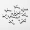 Non-magnetic Synthetic Hematite  Pendant, Cross, Black, 23x35x4mm
