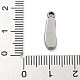 Подвески из нержавеющей стали 304 с защитой от потускнения STAS-M084-01B-P-3