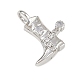 Латунные микро проложить кубического циркония подвески KK-I352-35P-3