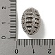 Латунные микро проложить кубического циркония бусы KK-G493-25E-P-3