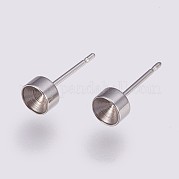 Серьги-гвоздики из нержавеющей стали 304 STAS-I088-H-03P