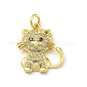 Латунные микро проложить кубического циркония подвески FIND-Z023-03C