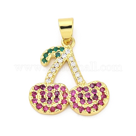Латунные микро проложить кубического циркония подвески KK-U066-08G-1