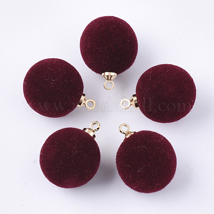 Флокированные акриловые подвески FIND-T046-33D-05-1