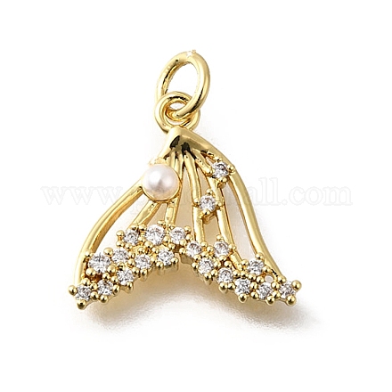 Латунные микро проложить кубического циркония подвески KK-U072-25G-1