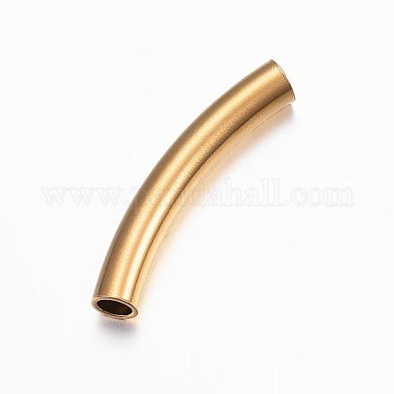 Трубчатые бусины из нержавеющей стали 304 STAS-P166-25G-1