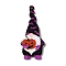 Halloween Imitation Leather Big Pendants, Gnome, 65x28x2mm, Hole: 1.5mm