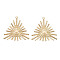 Eco-Friendly Iron Pendants, Cadmium Free & Lead Free, Triangle, Light Gold, 28x27.5x3mm, Hole: 1.2mm