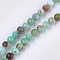 Natural Chrysoprase Beads Strands, Round, 4~5mm, Hole: 0.8mm, about 46~49pcs/strand, 7.6 inch
