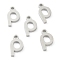 Non-Tarnish 304 Stainless Steel Charms, Greek Alphabet, Stainless Steel Color, Letter.R, 12x6.5x1.5mm, Hole: 1.5mm