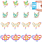 DICOSMETIC 16Pcs 4 Styles Dragonfly Charms Stainless Steel Hollow Style Insect Charm Pendant Colorful Dragonfly Butterfly Bee Animal Charms for Necklace Bracelet Jewelry Making, Hole: 1.2~1.4mm