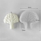 DIY Silicone Candle Molds, For Candle Making, Tree, White, 9.9x10.5x2.9cm