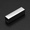 Non-Tarnish 304 Stainless Steel Beads, Cuboid, Stainless Steel Color, 17x5x5mm, Hole: 3x3mm