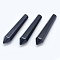 Synthetic Blue Goldstone Pointed Beads, Bullet, Undrilled/No Hole Beads, 50.5x10x10mm