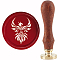 CRASPIRE Phoenix Wax Seal Stamp Vintage Sealing Wax Stamps 30mm Removable Brass Head with Wood Handle for Wedding Invitations Envelopes Halloween Christmas Thanksgiving Gift Packing