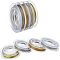 SUPERFINDINGS 16 Rolls 4 Colors Tiger Tail Wire Bead Stringing Wire Nylon-coated Steel Metal Craft String for Jewelry Making Supplies