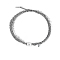 Men's Constellation Stainless Steel Necklace, Cable & Curb Chains Double Layer Necklace, Taurus, 20.08~31.50 inch(51~80cm)