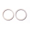 Laser Cut Wood Shapes, Unfinished Wooden Embellishments, Wooden Linking Rings, Ring, Antique White, 60x2.5mm, Inner measure: 50mm