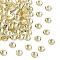 Preciosa® MAXIMA Crystal No Hotfix Flatback Stones, Czech Crystal, Dura Foiling, Round(438 11 615 Chaton Rose), 80100 Jonquil, SS8(2.3~2.5mm)