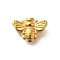 Ion Plating(IP) 304 Stainless Steel Beads, Bees, Real 18K Gold Plated, 11x16.5x6mm, Hole: 2mm