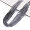 Transparent Gradient Color Glass Beads Strands, Segmented Multi-color Beads, Faceted Round, Gray, 2x2.5mm, Hole: 0.8mm, about 175~180pcs/strand, 13.78~14.4''(35~36cm)