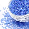 8/0 Grade A Round Glass Seed Beads, Transparent Colours Rainbow, Cornflower Blue, 8/0, 3x2mm, Hole: 1mm, about 10000pcs/bag