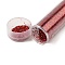 Plastic Glitter Powder Fillers, UV Resin Filler, Epoxy Resin Mold Filling Material, for DIY Resin Craft Making, FireBrick, 75.5x12mm