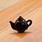 Zinc Alloy Drawer Knob, with Screws, Cabinet Pulls Handles for Drawer, Doorknob Accessories, Teapot, Electrophoresis Black, 49x36x25mm