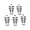 Tarnish Resistant 304 Stainless Steel Pendants, Laser Cut, Fishbone, Stainless Steel Color, 16x7x1mm, Hole: 1.2mm