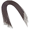 50Pcs Waxed Imitation Leather Cord Necklace Makings, with Alloy Clasps and Iron Chain Extender, Coconut Brown, 18 inch(45.7cm)