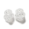 Transparent Crackle Acrylic Beads, Spiral Shape, Clear, 14x12mm, Hole: 1.6mm, about 500pcs/500g