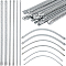 GORGECRAFT 30Pcs 3 Sizes Spiral Steel Boning 24cm Precut Spiral Corset Boning Stays 5mm 6mm 10mm Wide Metal Boning Modeling Sticks for Corsets Bodice Bustle Costumes Dresses Hats DIY Sewing Crafts
