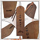 Этикетки из воловьей кожи AJEW-WH0386-0009-4