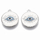 Латунные микро проложить кубического циркония подвески KK-R130-008P-NF-1