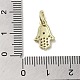 Латунные микро проложить кубического циркония подвески KK-E092-25G-02-3