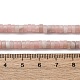 Натуральный розовый опал бусы пряди G-L624-I18-2x4mm-5